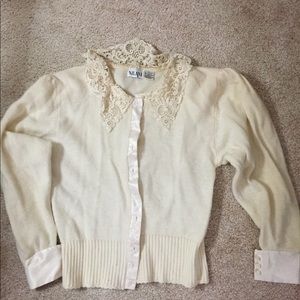 Vintage lambs wool and angora sweater